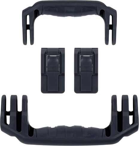 طقم مقبض ومزلاج بديل Pelican 1556 من ColorCase - أحمر - مزلاج المقبض وزر الضغط in Kuwait