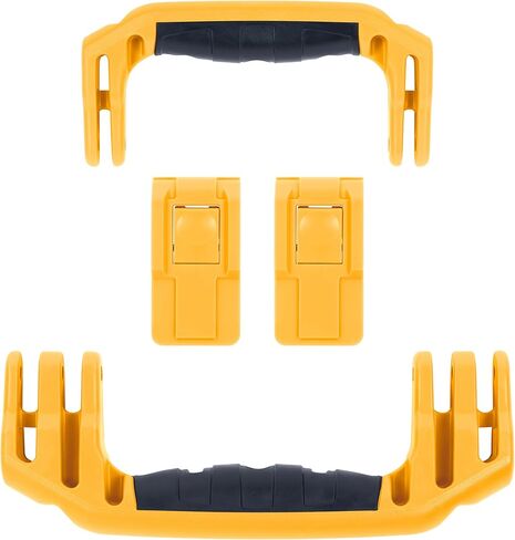 طقم مقبض ومزلاج بديل Pelican 1556 من ColorCase - أحمر - مزلاج المقبض وزر الضغط in Kuwait
