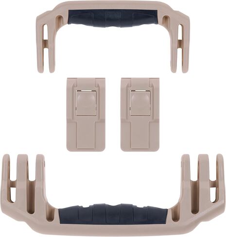 طقم مقبض ومزلاج بديل Pelican 1556 من ColorCase - أحمر - مزلاج المقبض وزر الضغط in Kuwait