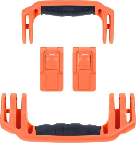 طقم مقبض ومزلاج بديل Pelican 1556 من ColorCase - أحمر - مزلاج المقبض وزر الضغط in Kuwait