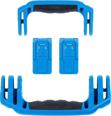 طقم مقبض ومزلاج بديل Pelican 1556 من ColorCase - أحمر - مزلاج المقبض وزر الضغط in Kuwait