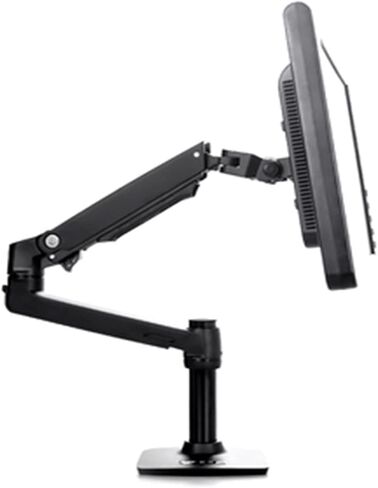 Screen Stand, Desktop Full Motion 17-38" Monitor Holder Mount Mechanical Spring Arm Aluminum Monitor Support Loading 11Kgs-XSJ8012C Silver Grey-1 in Saudi Arabia
