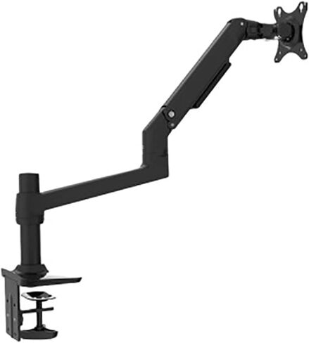 Screen Stand, Desktop Full Motion 17-38" Monitor Holder Mount Mechanical Spring Arm Aluminum Monitor Support Loading 11Kgs-XSJ8012C Silver Grey-1 in Saudi Arabia