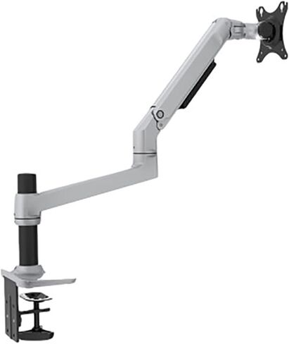 Screen Stand, Desktop Full Motion 17-38" Monitor Holder Mount Mechanical Spring Arm Aluminum Monitor Support Loading 11Kgs-XSJ8012C Silver Grey-1 in Saudi Arabia