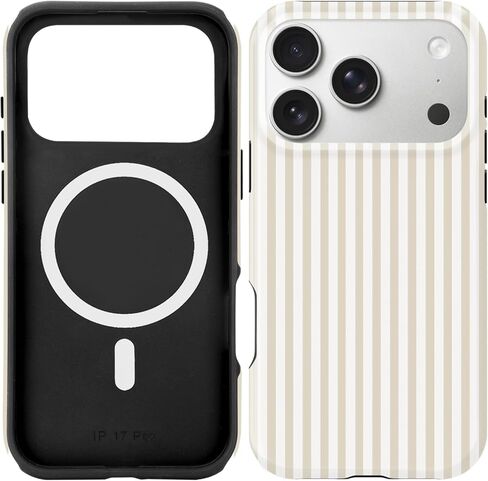 Compatible with iPhone 17 Pro Case [Compatible with MagSafe] -[8 ft Drop Protection] 2 in 1 Shockproof Protective Slim Soft TPU Cover Phone Case 6.3" (Blue Floral, iPhone 17 Pro 6.3") in Kuwait
