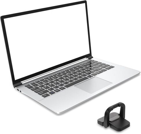 Invisible Laptop Stand Riser for Desk with Ventilation Cooling, Portable Abs Laptop Base Support Feet, 4pcs Black Notebook Angle Elevation for Office and Travel Use in Kuwait