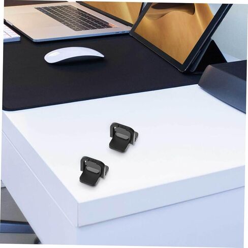 Invisible Laptop Stand Riser for Desk with Ventilation Cooling, Portable Abs Laptop Base Support Feet, 4pcs Black Notebook Angle Elevation for Office and Travel Use in Kuwait