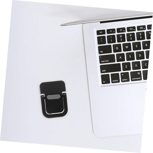Invisible Laptop Stand Riser for Desk with Ventilation Cooling, Portable Abs Laptop Base Support Feet, 4pcs Black Notebook Angle Elevation for Office and Travel Use in Kuwait