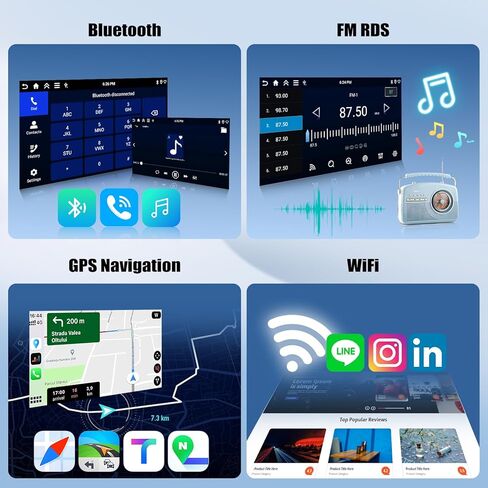 راديو سيارة Andriod 4G+128G لسيارة Nissan Rogue 2007-2015 مع CarPlay Android Auto 9 بوصة شاشة لمس Incell مع نظام ملاحة GPS وواي فاي وكاميرا احتياطية وميكروفون in Kuwait