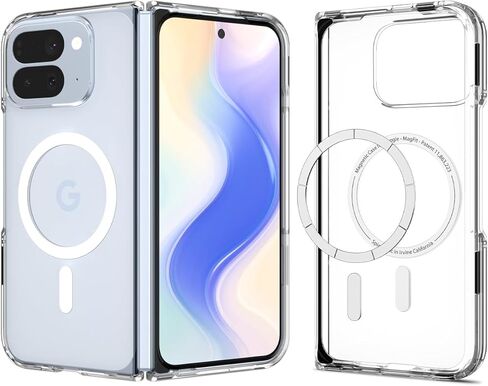 Spigen Case for Pixel 10 Pro Fold Case, Ultra Hybrid MagFit Designed for Pixel Pixel 10 Pro Fold - Clear White in Kuwait