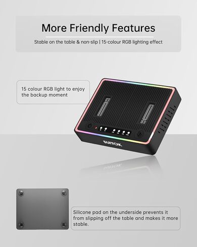 قارئ M.2 NVMe SSD خارجي، 10 جيجابت في الثانية + SUITOK M.2 Duplicator Cloner ثنائي الخليج USB C إلى NVMe SATA Dock Station، قارئ M2 بسرعة 20 جيجابت في الثانية لكليهما (مفتاح M، مفتاح B+M) PCIE NGFF STK06 Lite + STK03 in Kuwait