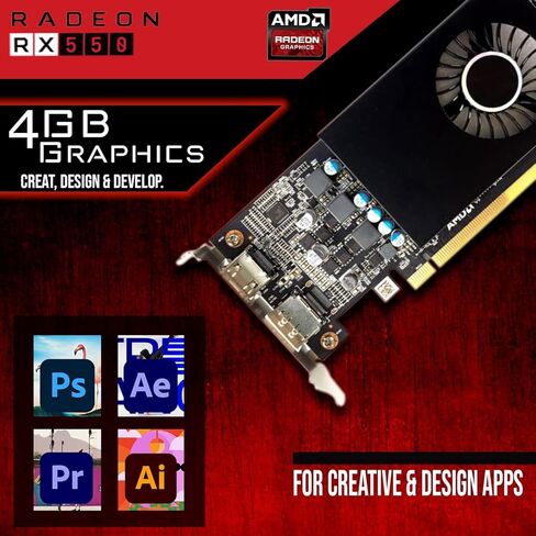 كمبيوتر مكتبي لتحرير الفيديو CAD OptiPlex 3040 من Dell، معالج Intel Core i5-6500، معالج 3.2 جيجا هرتز، ذاكرة الوصول العشوائي 16 جيجا، 240 جيجا SSD (التمهيد السريع) + 2 تيرابايت HDD، رسومات RX-550 4 جيجا DDR5، WiFi، Windows 11 Pro (متجدد) in Kuwait