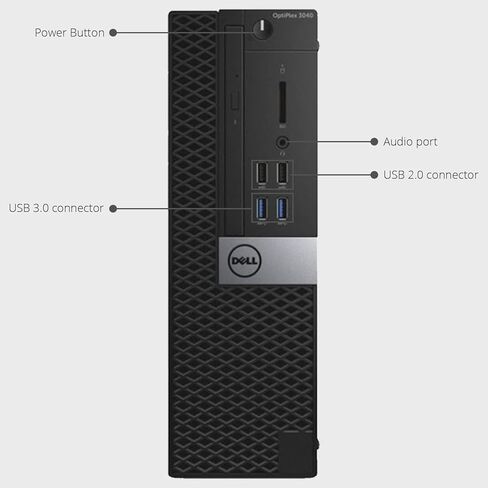 كمبيوتر مكتبي لتحرير الفيديو CAD OptiPlex 3040 من Dell، معالج Intel Core i5-6500، معالج 3.2 جيجا هرتز، ذاكرة الوصول العشوائي 16 جيجا، 240 جيجا SSD (التمهيد السريع) + 2 تيرابايت HDD، رسومات RX-550 4 جيجا DDR5، WiFi، Windows 11 Pro (متجدد) in Kuwait
