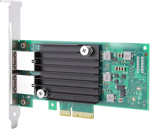 بطاقة شبكة SUNGOOYUE PCIe، منافذ RJ45 نحاسية مزدوجة مع وحدة تحكم، دعم VMware، PCI Express 3.0 x4، سرعة 100 ميجابت في الثانية إلى 10 جيجابت في الثانية in Kuwait