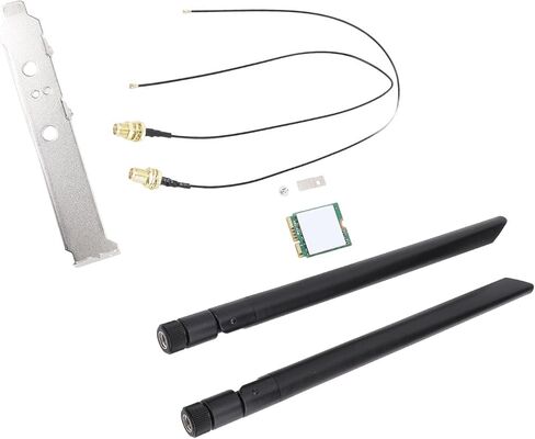 بطاقة واي فاي SUNGOOYUE AX201NGW، واجهة M.2 واي فاي 6 بطاقة لاسلكية 3000 ميجابت في الثانية مع تقنية MU MIMO، لـ 11 (قوس هوائي خارجي) in Kuwait
