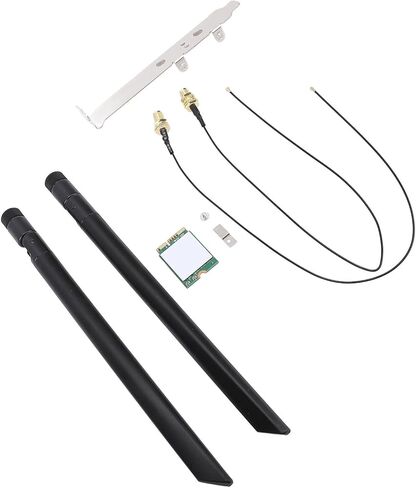 بطاقة واي فاي SUNGOOYUE AX201NGW، واجهة M.2 واي فاي 6 بطاقة لاسلكية 3000 ميجابت في الثانية مع تقنية MU MIMO، لـ 11 (قوس هوائي خارجي) in Kuwait