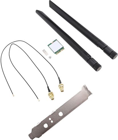 بطاقة واي فاي SUNGOOYUE AX201NGW، واجهة M.2 واي فاي 6 بطاقة لاسلكية 3000 ميجابت في الثانية مع تقنية MU MIMO، لـ 11 (قوس هوائي خارجي) in Kuwait