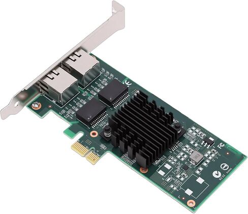 بطاقة شبكة SUNGOOYUE 1 جيجا بايت، محول جيجابت إيثرنت مزدوج RJ45 مع وحدة تحكم 82576، لـ PCIe 2.0 X1 in Kuwait