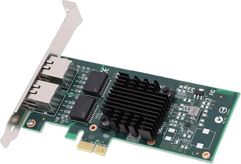 بطاقة شبكة SUNGOOYUE 1 جيجا بايت، محول جيجابت إيثرنت مزدوج RJ45 مع وحدة تحكم 82576، لـ PCIe 2.0 X1 in Kuwait
