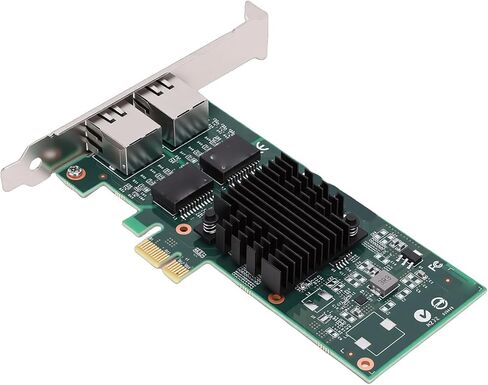 بطاقة شبكة SUNGOOYUE 1 جيجا بايت، محول جيجابت إيثرنت مزدوج RJ45 مع وحدة تحكم 82576، لـ PCIe 2.0 X1 in Kuwait