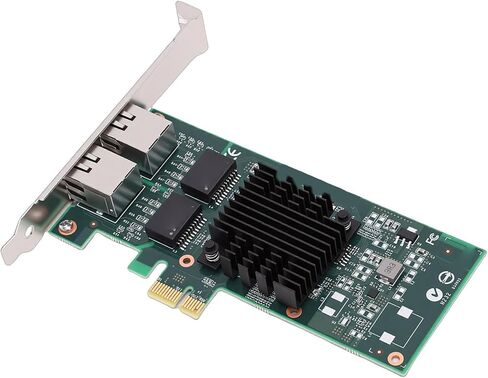 بطاقة شبكة SUNGOOYUE 1 جيجا بايت، محول جيجابت إيثرنت مزدوج RJ45 مع وحدة تحكم 82576، لـ PCIe 2.0 X1 in Kuwait