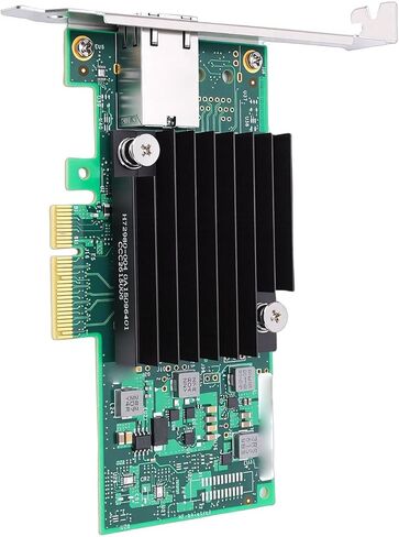 بطاقة شبكة SUNGOOYUE 10Gb PCIe، محول إيثرنت مع منفذ RJ45 وتصميم المشتت الحراري، لفتحات Server PCIe 3.0 X4 X8 X16 in Kuwait