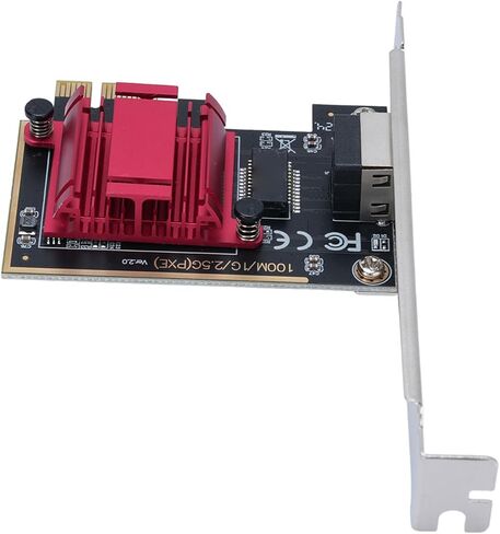 PCIe 2.5G Ethernet Card, Gigabit Network Adapter with 10 100 1000M 2.5G Adaptive Speeds for 8 10 11 Desktop Computer in Kuwait