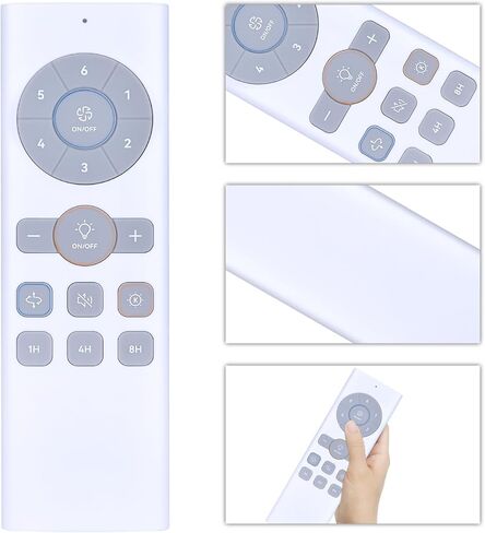 Universal Remote Control Replacement for Dreo Smart Ceiling Fan with Lights Dimmable LED Light (Not for RGB Ambient Light) in Kuwait