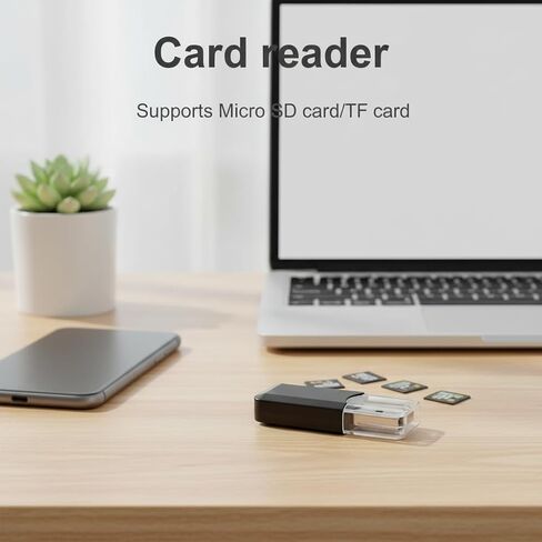 قارئ بطاقات الذاكرة SD وMicroSD، USB 2.0، متوافق مع أجهزة الكمبيوتر in Kuwait