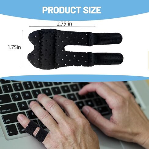 Pinky Finger Splint 4 Pcs Trigger Finger Brace Joint Stabilizer for Arthritis Pain,Sprain,Mallet Finger,Small Splints for Knuckle Immobilization,Fit All Fingers & Kid's Index Middle Ring Fingers (4, Black) in Saudi Arabia