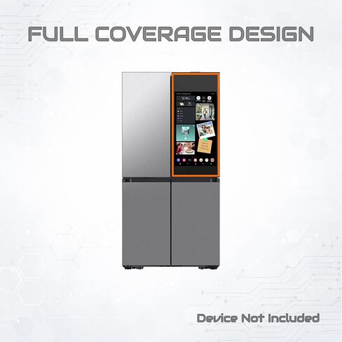 واقي شاشة Pixora لثلاجة Samsung Bespoke Family Hub+ (RF29DB9900) - وضوح عالي - Kanso Clear (عبوتان) [للألواح الزجاجية القياسية فقط - غير متوافقة مع الألواح الزجاجية أو الفولاذية ذات اللون الرمادي غير اللامع] in Kuwait