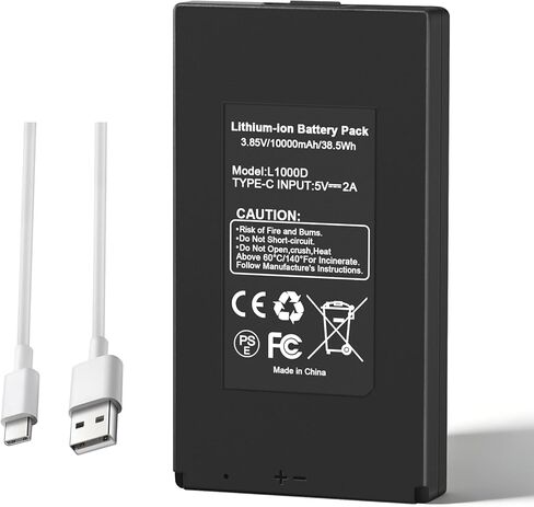 بطارية ANTIEE 1-Pack E8P - بطارية قابلة للشحن متوافقة مع بطارية كاميرا GardePro E6P E8P X60P X66P E6PCF E6PMB E8PMB E8PWF X60PMB LN800 Trail L1000D 10000 مللي أمبير في الساعة in Kuwait