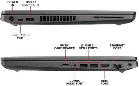 Dell Latitude 5000 5400 14 بوصة Chromebook - HD - 1366 x 768 - Intel Core i5 الجيل الثامن i5-8265U رباعي النواة (4 النواة) 1.60 جيجا هرتز - 8 جيجا بايت رام - 128 جيجا بايت SSD - ألياف الكربون (متجدد) in Kuwait