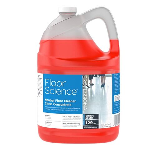 Diversey CBD540441 Floor Science Professional Neutral Floor Cleaner, Deep & Gentle Cleaning with No Residue or Rinse Required, Citrus Scent, Concentrate, 1-Gallon in Saudi Arabia