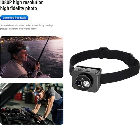 Full 1080P Action Sports Camera with Wide Angled and LED Headlight for Outdoor High Definition Sports in Kuwait