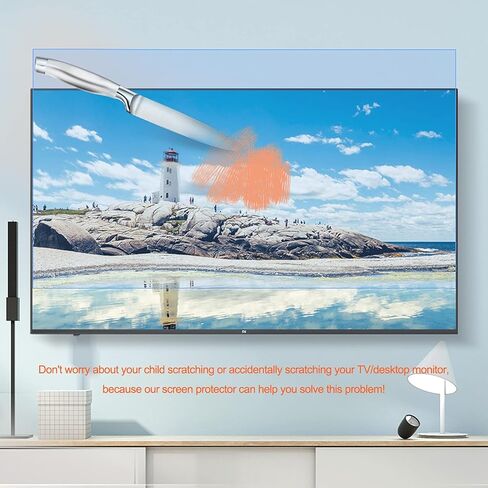 34 Inch Anti Blue Lgiht Anti Glare LCD TV Screen Protector Blue Light Filter,Shielding UV and Radiation Monitor Filter-Matte Finish,34" 815 * 345 in Kuwait
