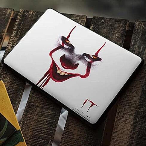 Skinit Decal Laptop Skin Compatible with Google Pixelbook Go - Officially Licensed Warner Bros Pennywise Bloody Design in Kuwait