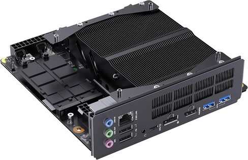 لوحة أم MINISFORUM BD895i SE Mini PC AMD Ryzen 9 8945HX(16C/32T، حتى 5.4 جيجا هرتز) كمبيوتر ألعاب Barebone، مخرج HDMI|DP|USB-C، فتحة DDR5 SODIMM 2X، فتحة PCIe4.0 SSD، 2.5G RJ45، رسومات Radeon 610M in Kuwait