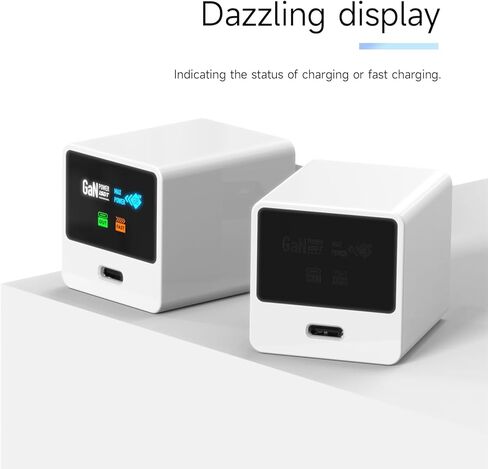 شاحن ISDT GaN USB C بقدرة 65 وات - كتلة شاحن حائط مضغوط سريع PD مع شاشة LED - محول طاقة صغير للسفر متوافق مع iPhone Pro Max، وMacBook Air Pro، وiPad Switch، وGalaxy، والكمبيوتر المحمول، وXPS13، وPixel in Kuwait