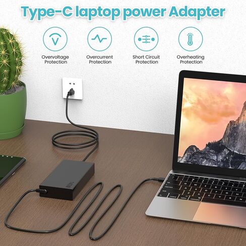 140W USB C Laptop Charger Compatible with HP OMEN Transcend 14 14-FB0000 14T-FB000 14-FB0013DX 14-FB023DXX 14-FB0097NR 14-FB0008CA 14-FB0000CA AC Adapter Power in Kuwait
