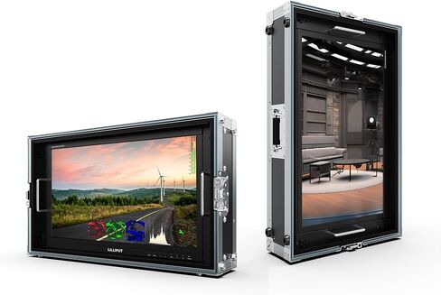 LILLIPUT PVM220S-H Series 21.5" High-Brightness 3G-SDI HDMI2.0 Broadcast Monitor with 3D-LUT, HDR, Gammas, Waveform, Vector... (PVM220S-H-ABBP with Gold Mount Plate) in Kuwait