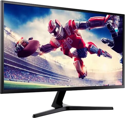 Samsung 32" ViewFinity UJ59 Series LED Monitor, 4K UHD (3840x2160), 60Hz, FreeSync, HDMI, Display Port, Eye Saver,Flicker Free Mode, Dark Gray, with GSF HDMI Cable in Kuwait