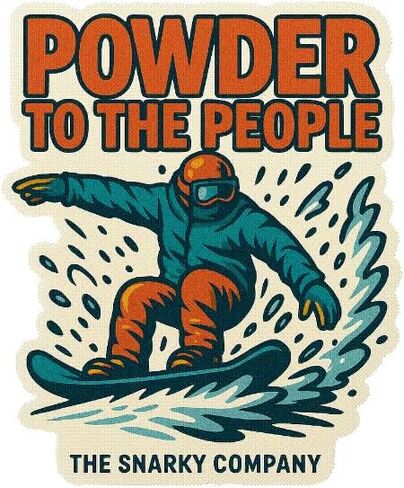 Funny Ski & Snowboard Stickers - 5-Pack Waterproof Vinyl Helmet Stickers in Kuwait