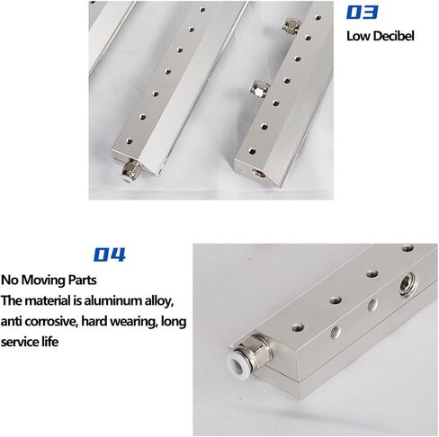 Fafeicy Air Blowing Blade 350mm, Rapid Water Dust Removal and Strong Blowing Force Industrial Air Blower Blade with 1/4 Inch Threaded Interface for the Factory Maintenance and Assembly in Kuwait
