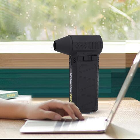 XUMIUZIY Electric Air Duster, 80000RPM High Speed Portable Handheld Turbo Fan, Stepless Speed Adjustment, Rechargeable Cordless Air Blower for Home Car Computer in Kuwait