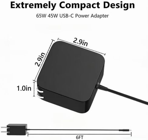 شاحن حائط USB-C فائق السرعة بقدرة 65 وات متوافق مع هواتف Samsung Galaxy S26 Ultra/S26+/S26 وZ Fold7/Flip7 S25 Ultra و45 وات لـ Google Pixel 10a 10 Pro XL Fold مع كابل USB C بطول 6 أقدام in Kuwait