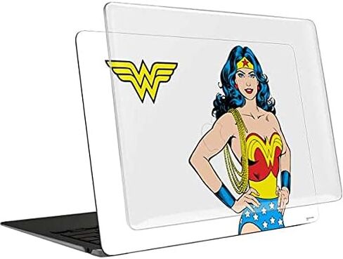 حافظة Skinit + غلاف متوافق مع جهاز MacBook Air 13in M1 (2021) - تصميم Warner Bros Wonder Woman المرخص رسميًا in Kuwait