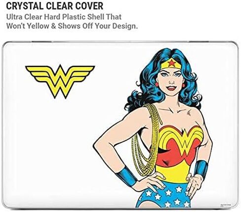حافظة Skinit + غلاف متوافق مع جهاز MacBook Air 13in M1 (2021) - تصميم Warner Bros Wonder Woman المرخص رسميًا in Kuwait