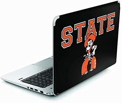 Skinit Decal Laptop Skin Compatible with Envy TouchSmart 15.6in - Officially Licensed College OSU Oklahoma State Cowboys Orange Design in Kuwait