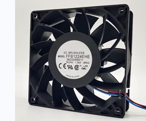 ل FFB1224EHE 24V 1.50A 36W 4200RPM 178.4CFM 120X120X38MM 3-سلك مروحة التبريد in Kuwait